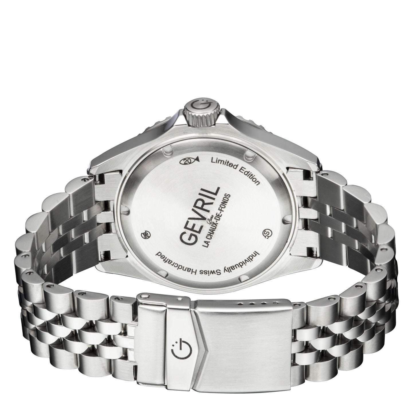 Gevril-Luxury-Swiss-Watches-Gevril Wall Street - Ceramic Bezel-