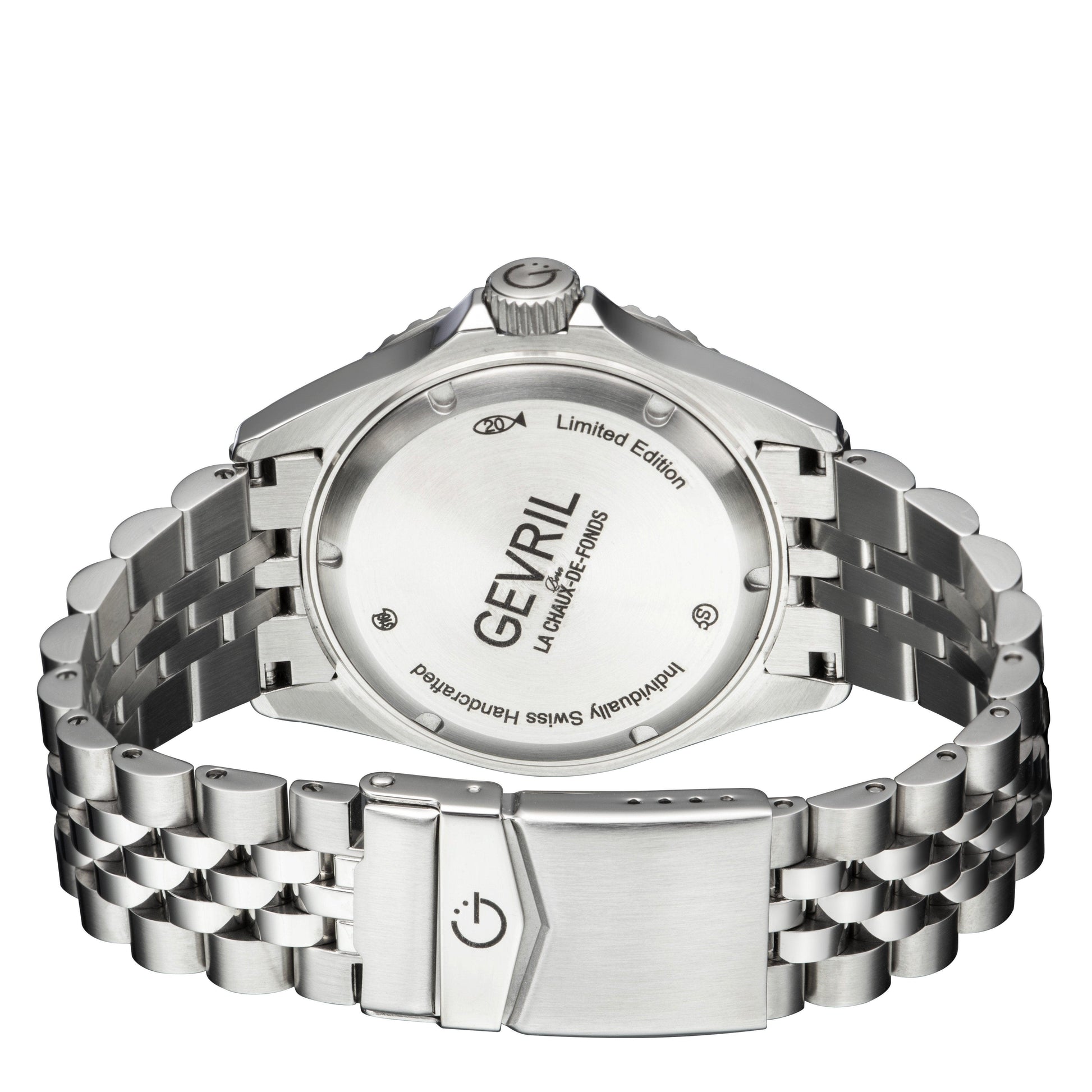 Gevril-Luxury-Swiss-Watches-Gevril Wall Street - Ceramic Bezel-