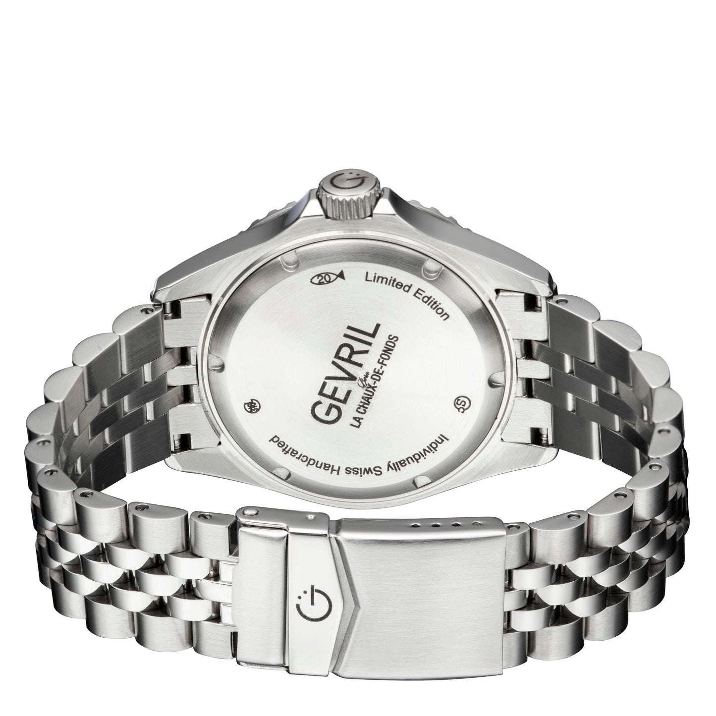 Gevril-Luxury-Swiss-Watches-Gevril Wall Street - Ceramic Bezel-