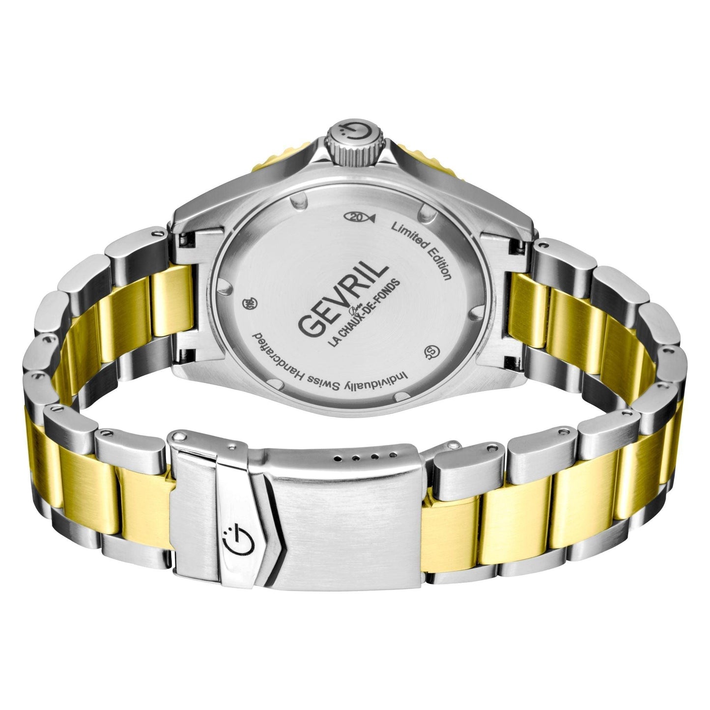Gevril-Luxury-Swiss-Watches-Gevril Wall Street - Ceramic Bezel-
