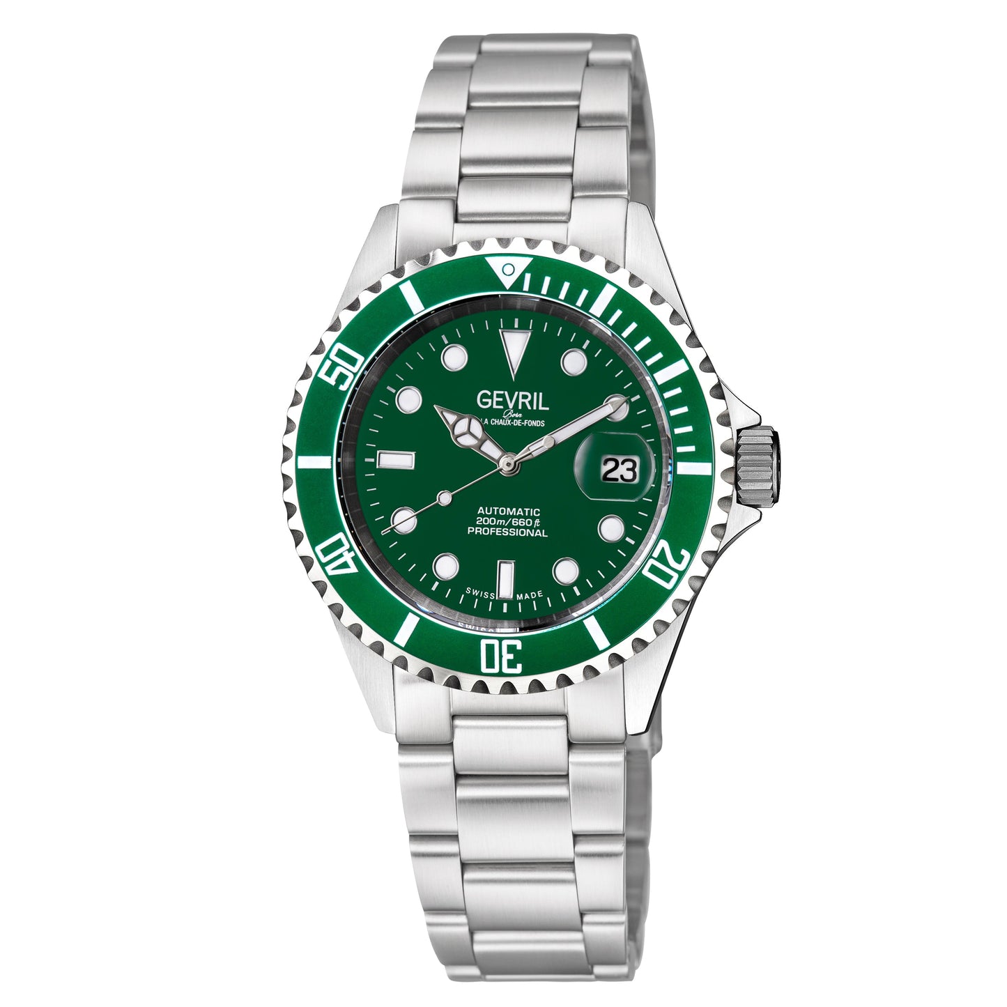 Gevril-Luxury-Swiss-Watches-Gevril Wall Street - Ceramic Bezel-