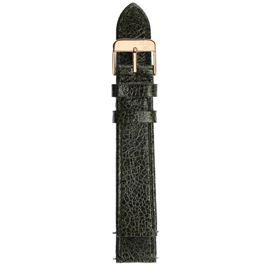 Gevril-Luxury-Swiss-Watches-GV2 18mm Quick Release Sparkle Leather Strap-GV218.35.05.8