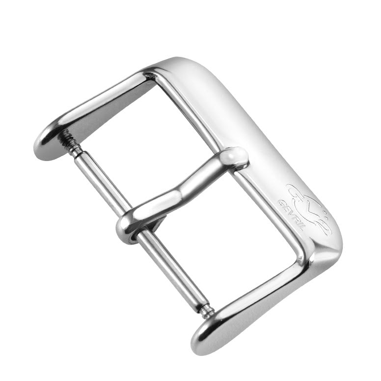 Gevril-Luxury-Swiss-Watches-GV2 20mm Polished Stainless Steel Tang Buckle-GV220.1.4.5.S