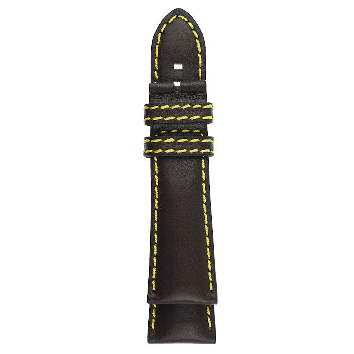 Gevril-Luxury-Swiss-Watches-GV2 24mm Stitched Leather Strap-GV224.20.19.05.10