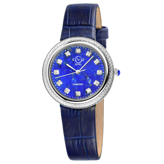 Gevril-Luxury-Swiss-Watches-GV2 Arezzo Diamond - Blue Lapis-
