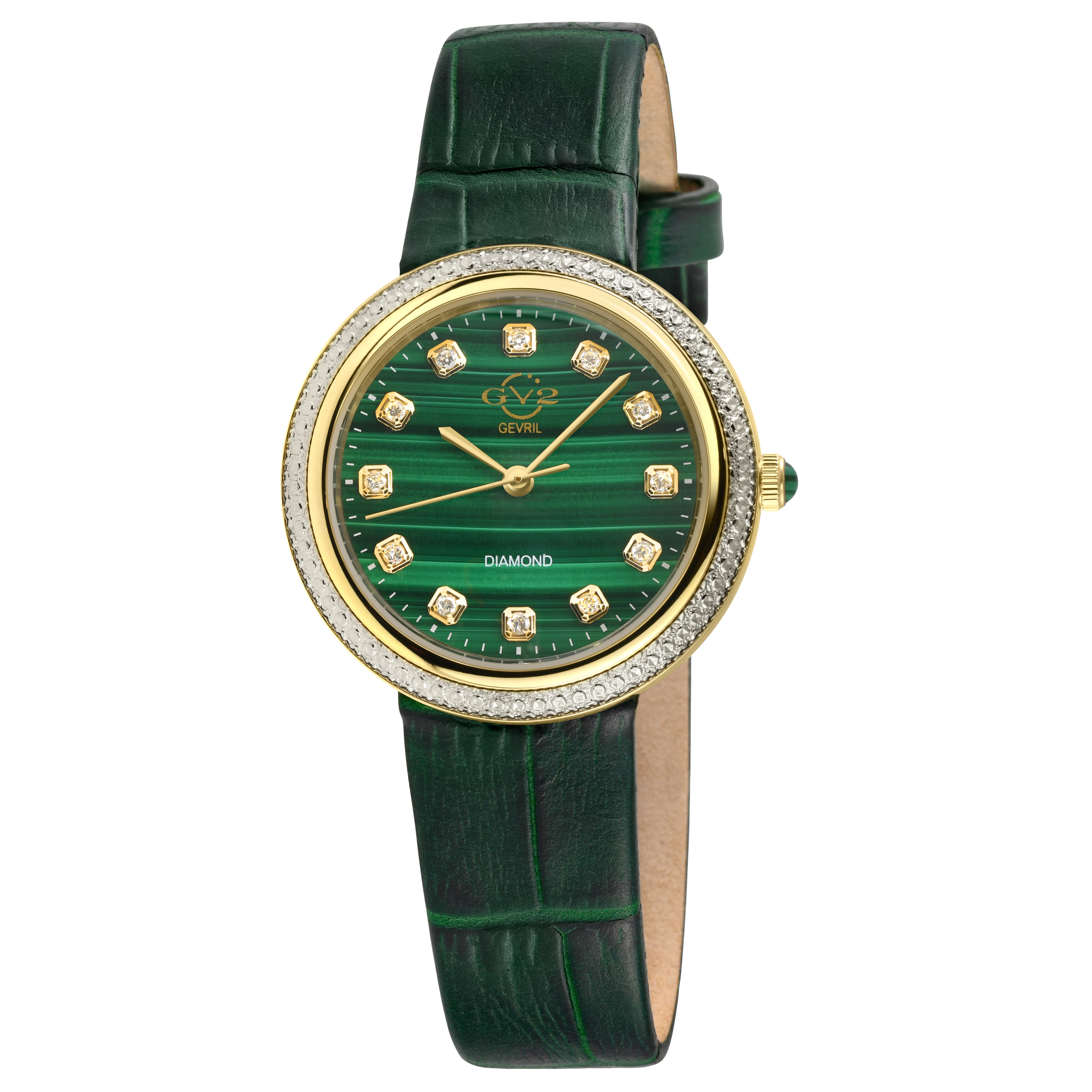 GV2 Arezzo Diamond - Malachite - Gevril