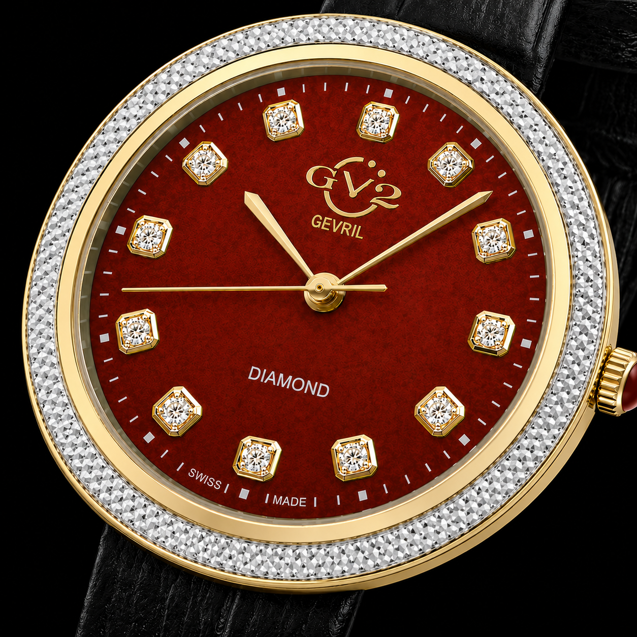 GV2 Arezzo Diamond - Red Jasper - Gevril