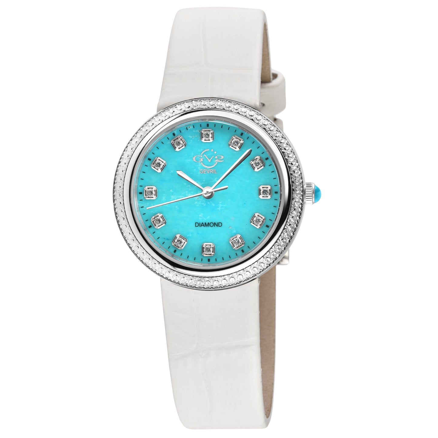 Gevril-Luxury-Swiss-Watches-GV2 Arezzo Diamond - Turquoise-13301
