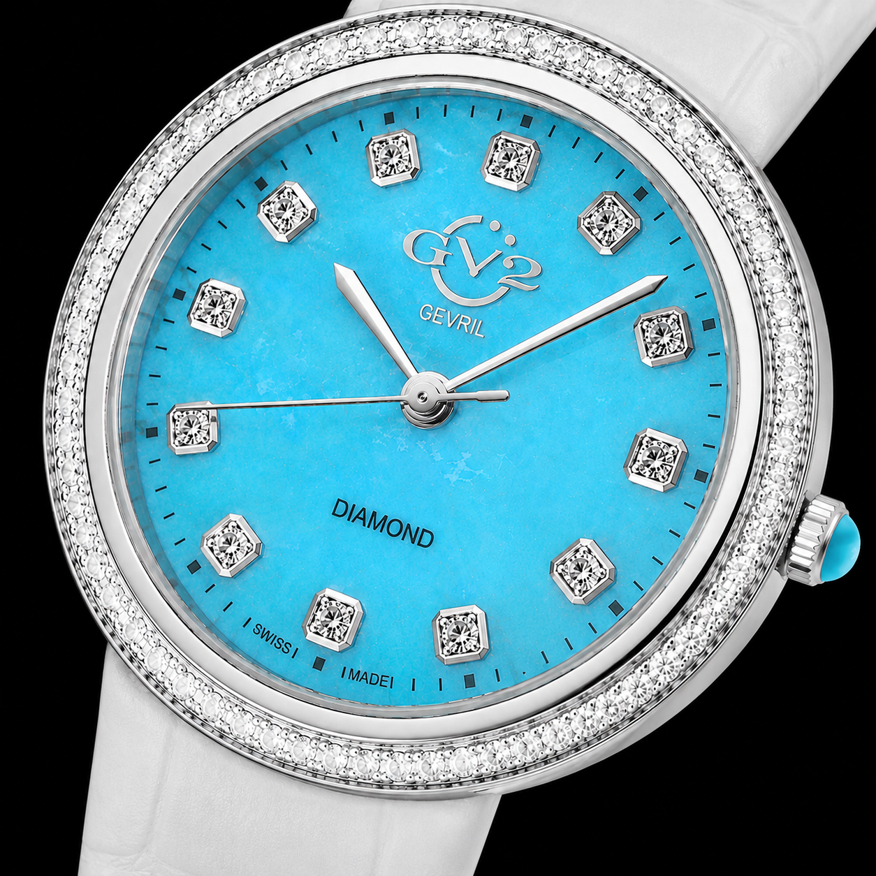 GV2 Arezzo Diamond - Turquoise - Gevril