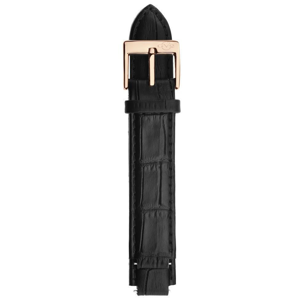 Gevril-Luxury-Swiss-Watches-GV2 Astor Quick Release 12mm Handmade Alligator Pattern Strap-GV212.07.02.8