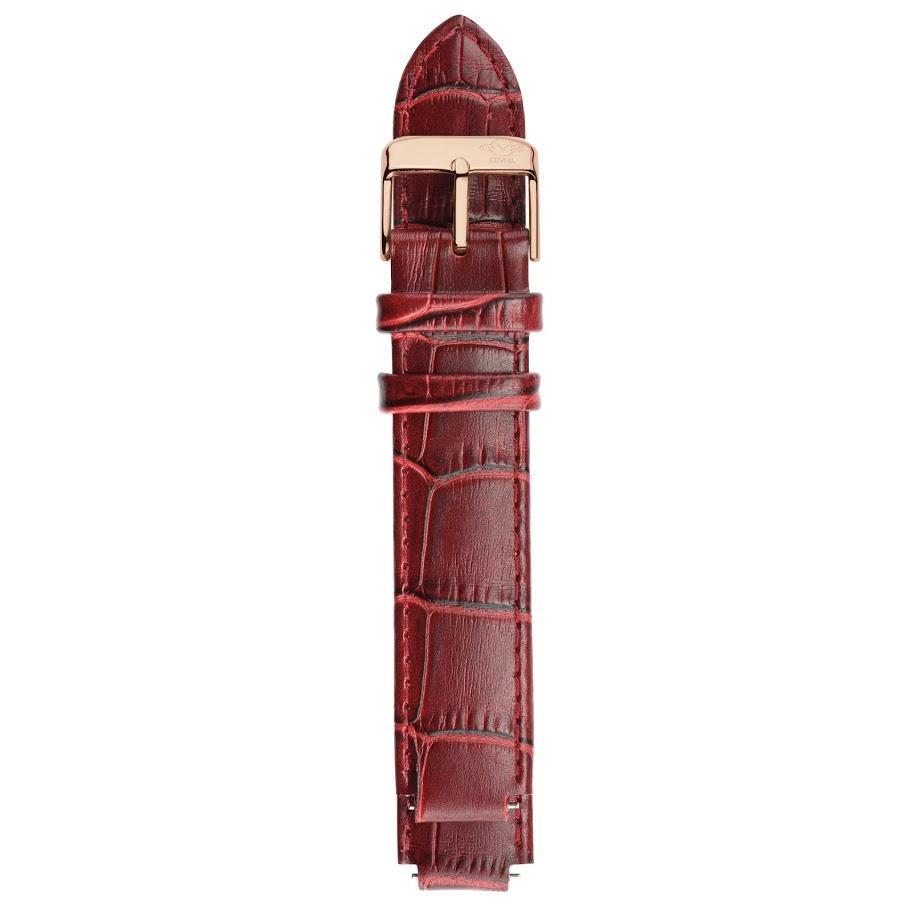 Gevril-Luxury-Swiss-Watches-GV2 Astor Quick Release 12mm Handmade Alligator Pattern Strap-GV212.18.02.8