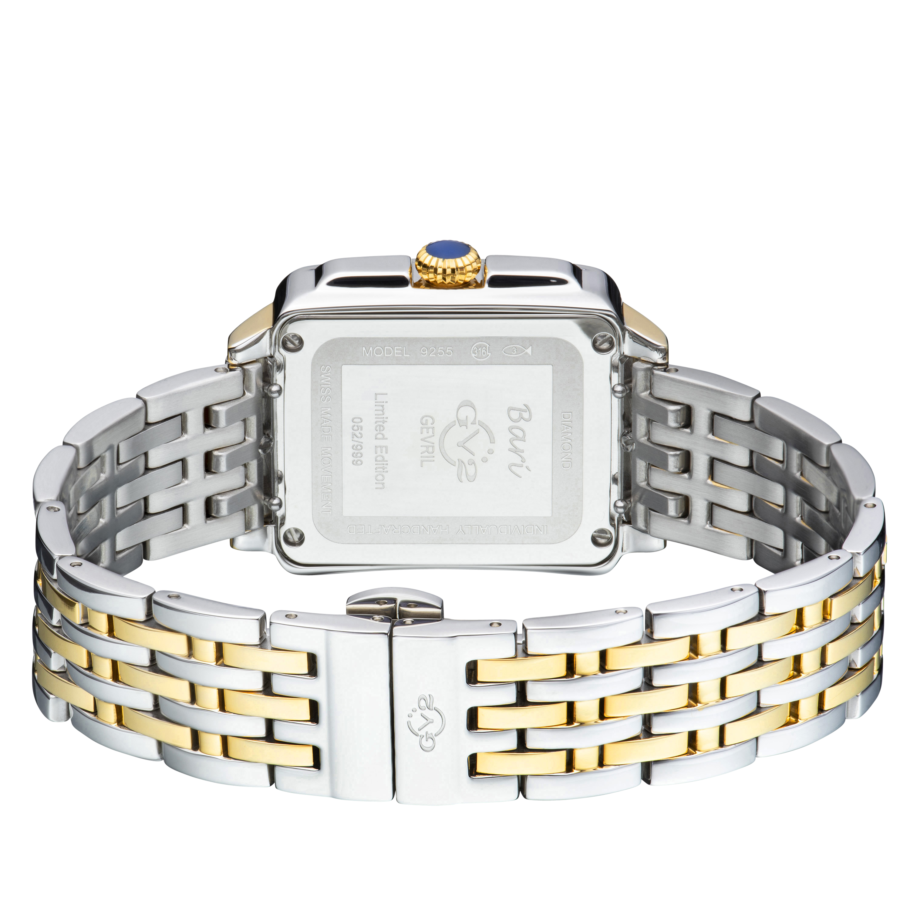 GV2 by Gevril Women\'s 9262 Bari Cream Enamel MOP Dial Diamond Swiss Quartz Watch GV2 Bari Tortoise Diamond - Gevril main image 3