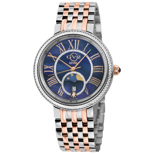 Gevril-Luxury-Swiss-Watches-GV2 Genoa Diamond - Moon Phase-
