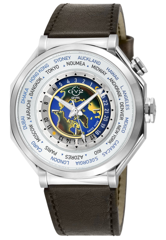 Gevril-Luxury-Swiss-Watches-GV2 Marchese - 3 Time Zones-