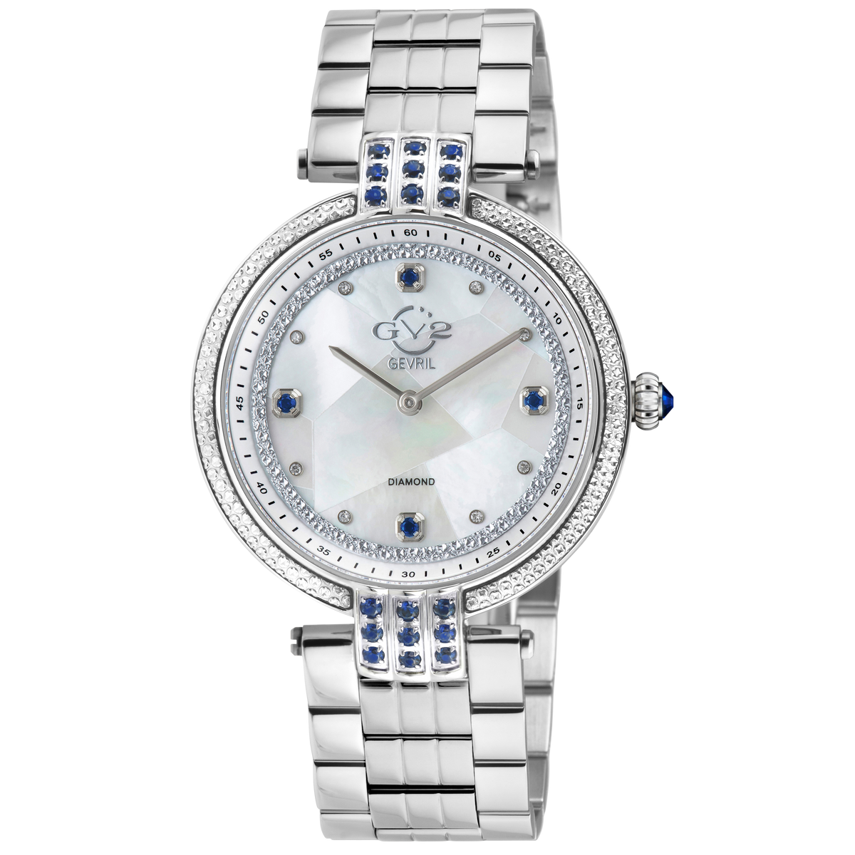 Gv2 By Gevril Matera Diamond Mother of Pearl Dial Ladies Watch GV2 Matera Diamond - Gevril main image 3