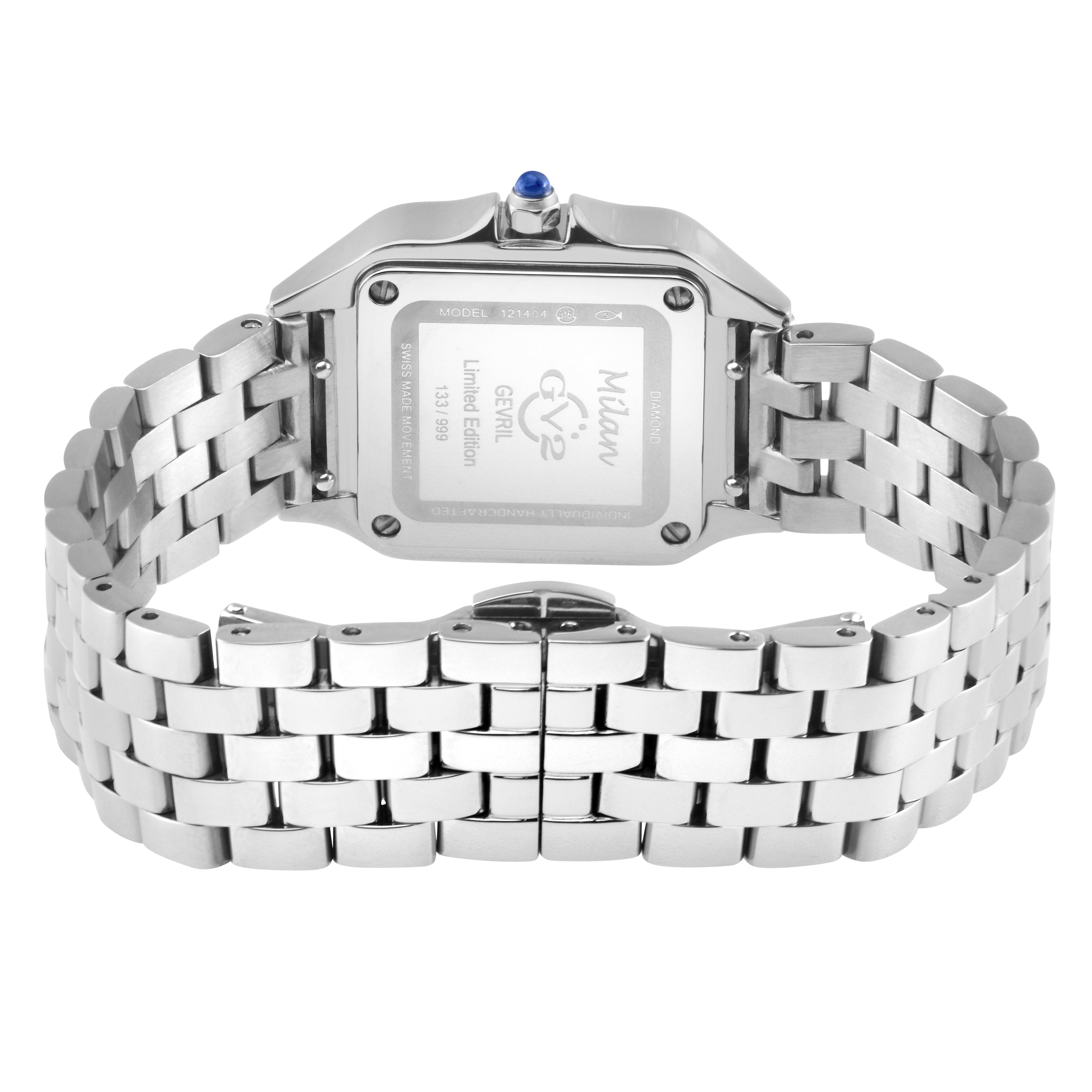 Diamond Swiss Quartz Movement Watch Luxurman Men main image 3