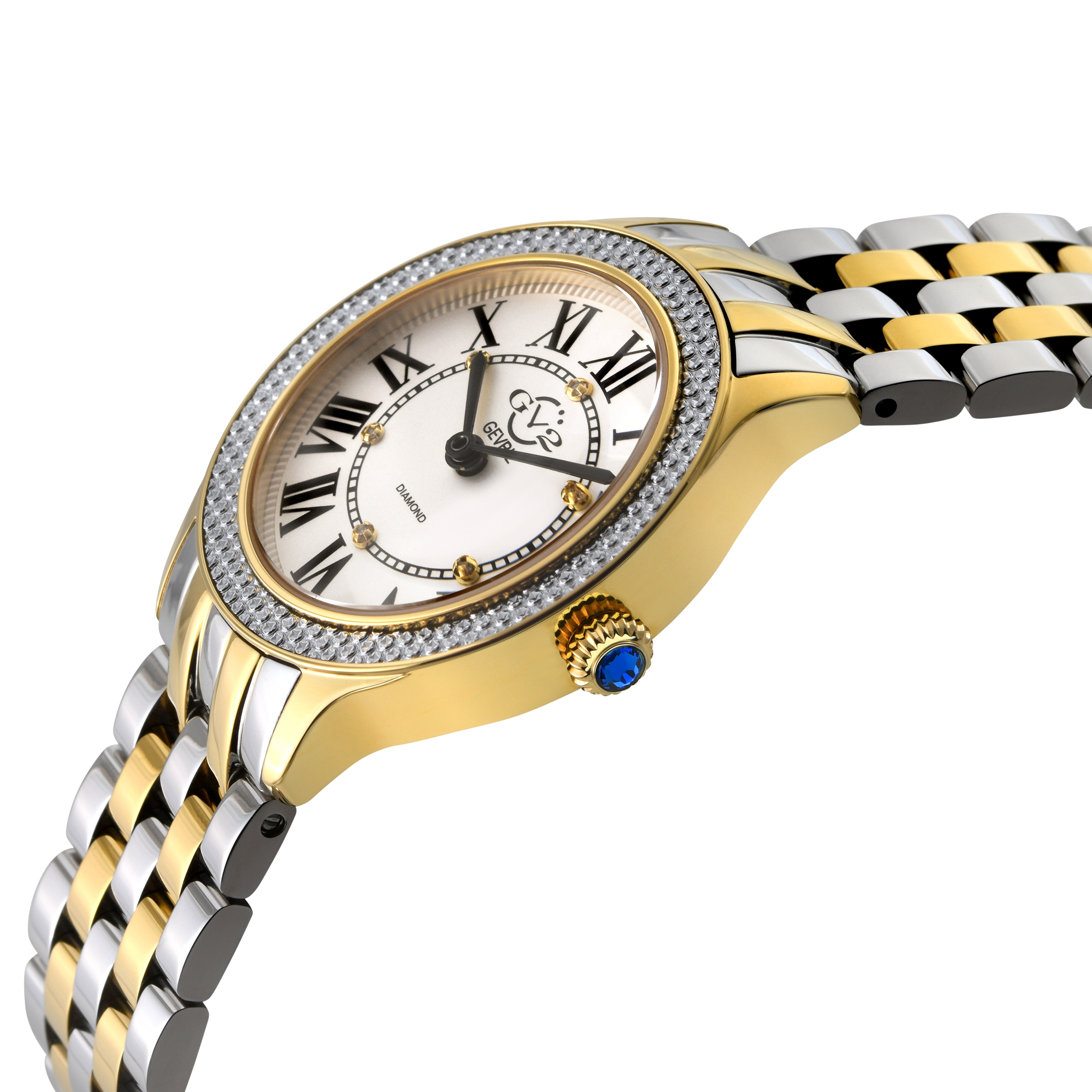 GV2 Milan Diamond Swiss Quartz - Round - Gevril