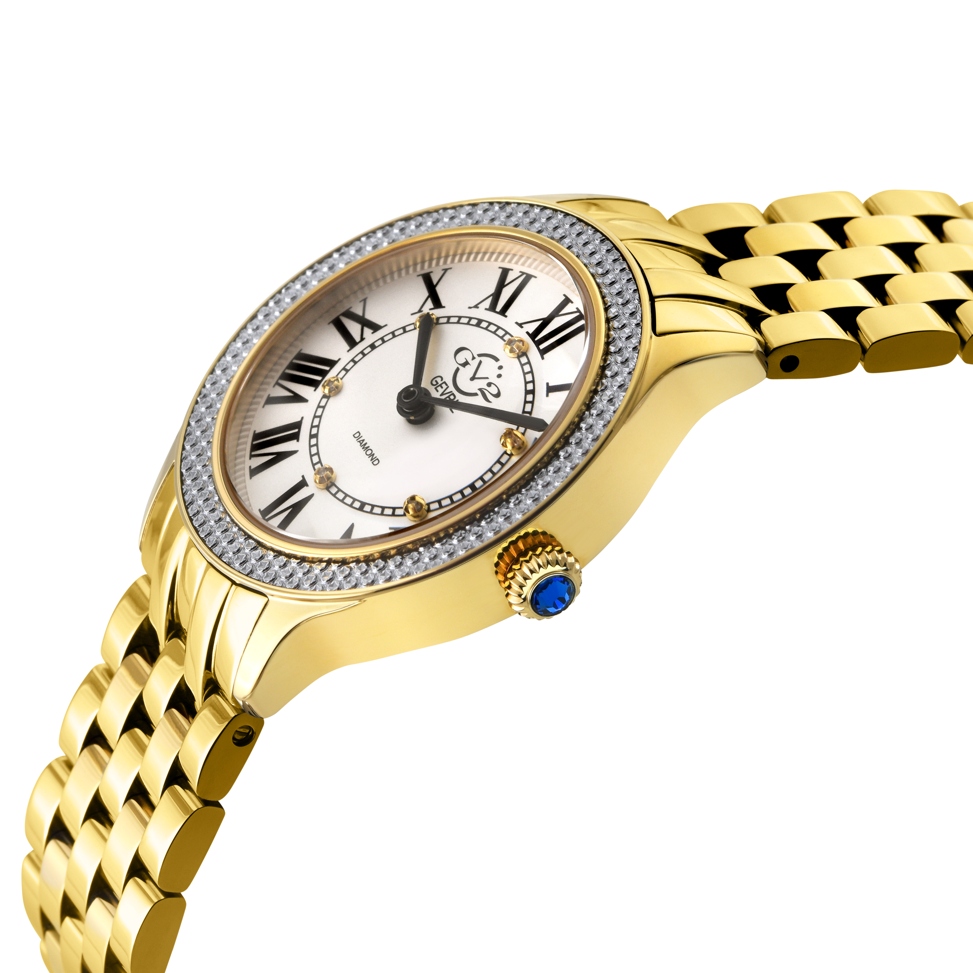 GV2 Milan Diamond Swiss Quartz - Round - Gevril