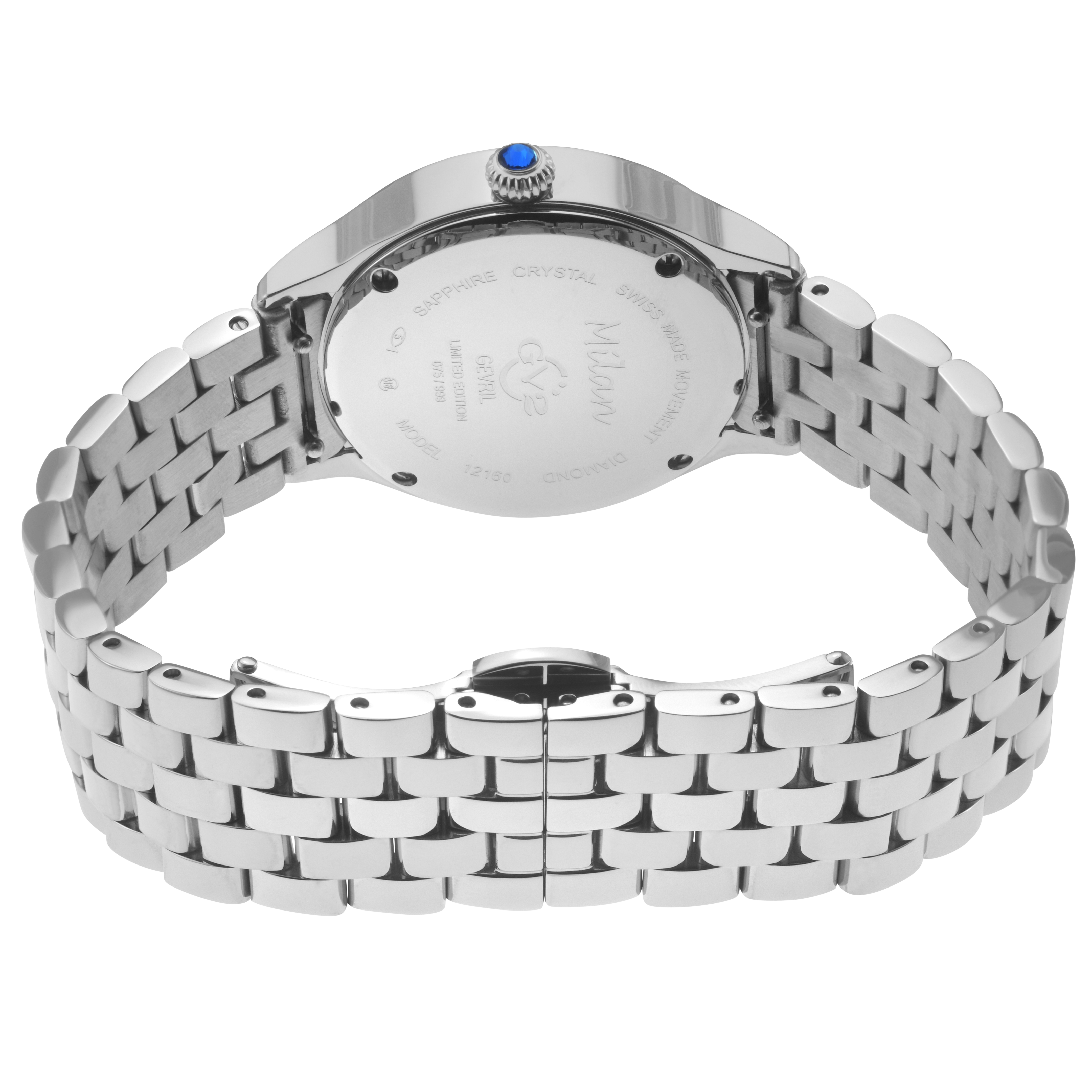 GV2 Milan Diamond Swiss Quartz - Round - Gevril