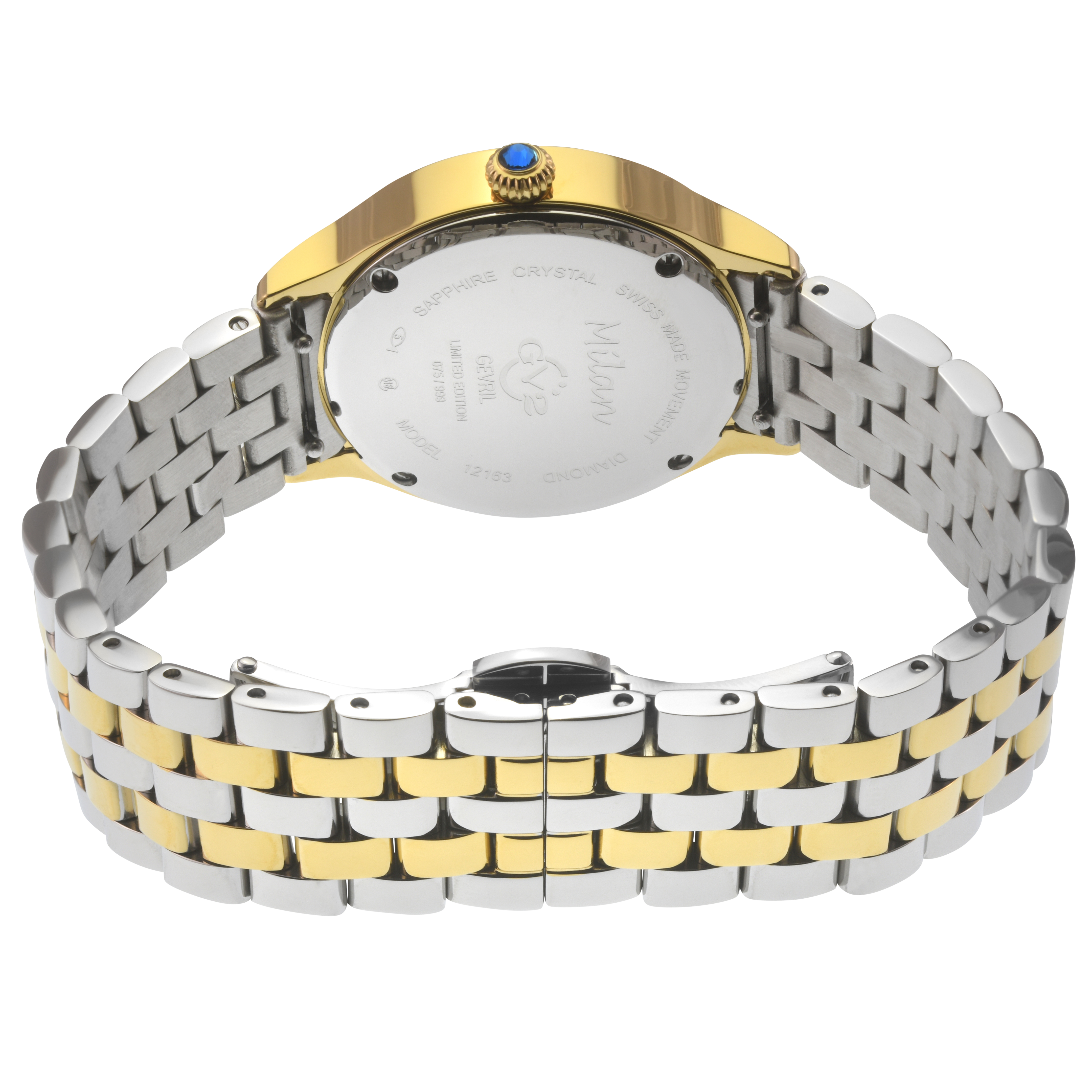 GALLIUM スーパーヴィット & STAR FC GV2 Milan Diamond Swiss Quartz - Round - Gevril