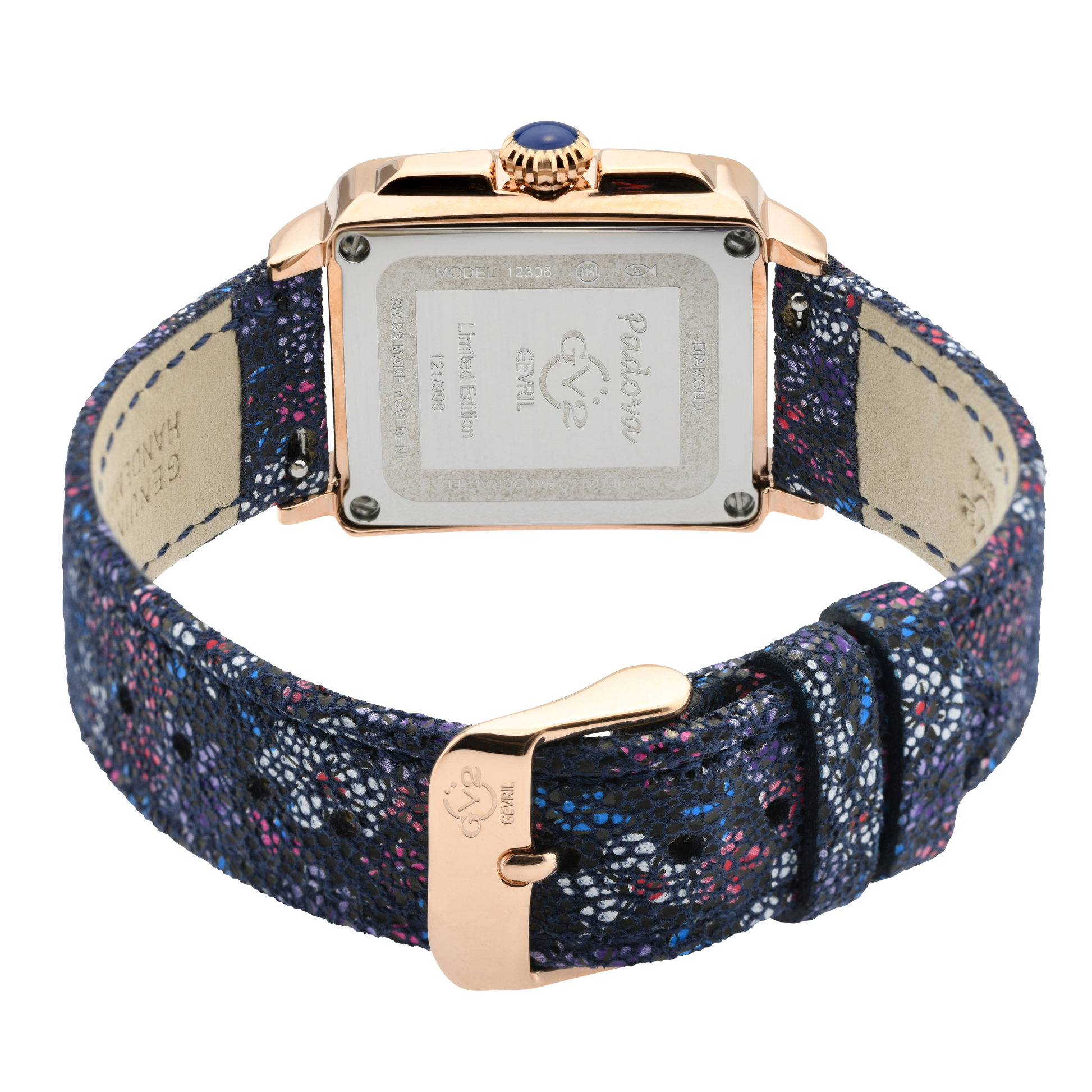 GV2 Padova Diamond - Floral Strap – Gevril