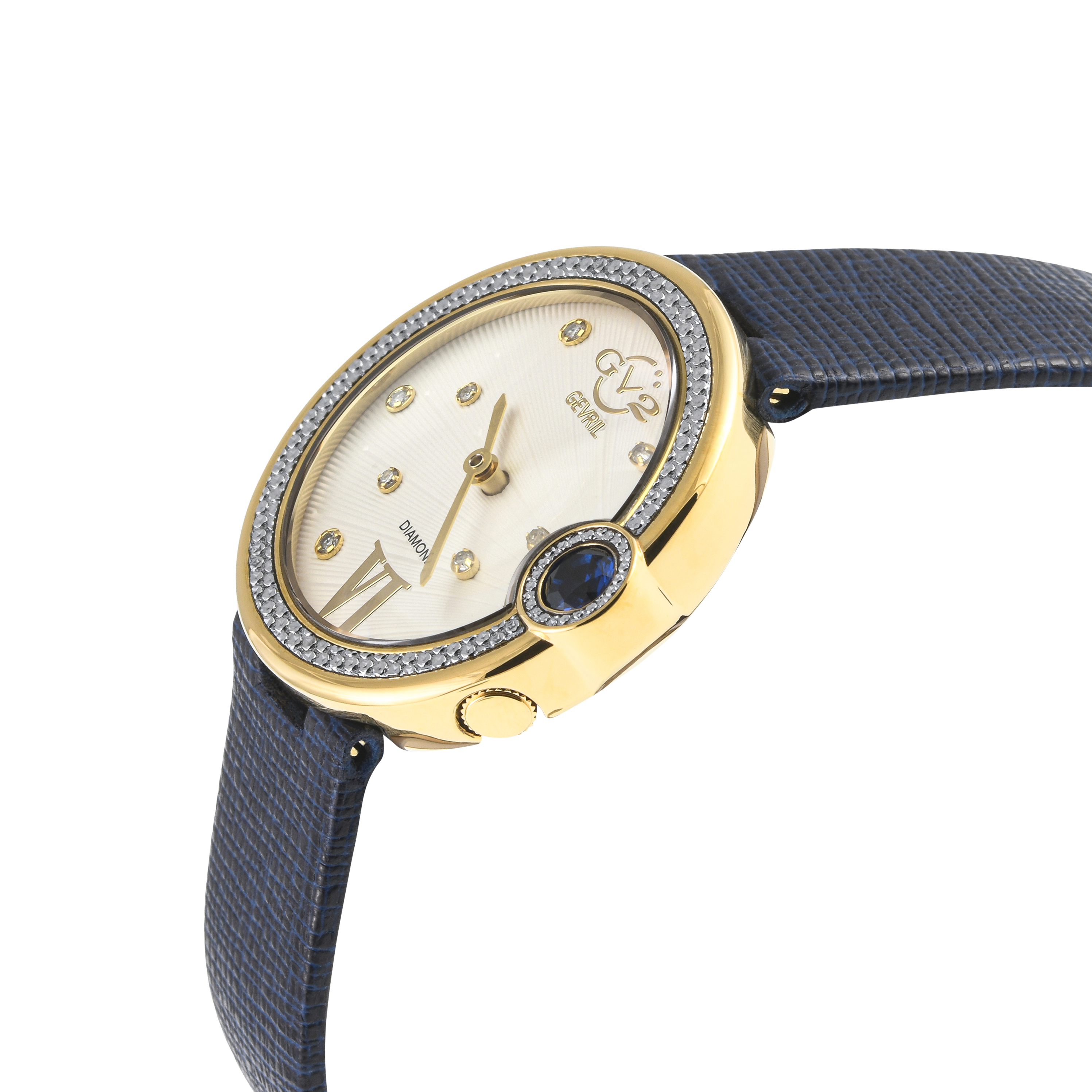 GV2 Perugia Gemstone Diamond Watch - Gevril