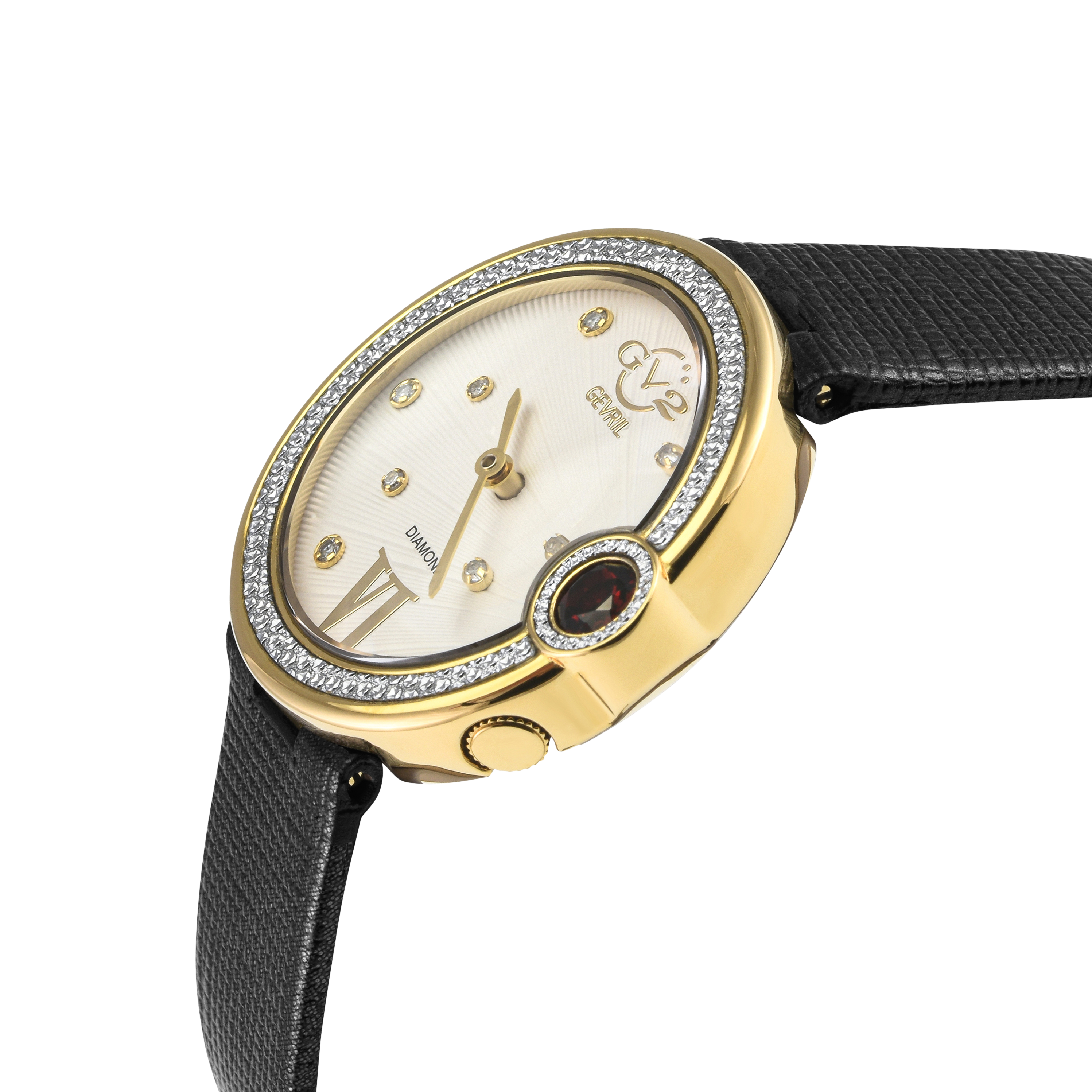 GV2 Perugia Gemstone Diamond Watch - Gevril