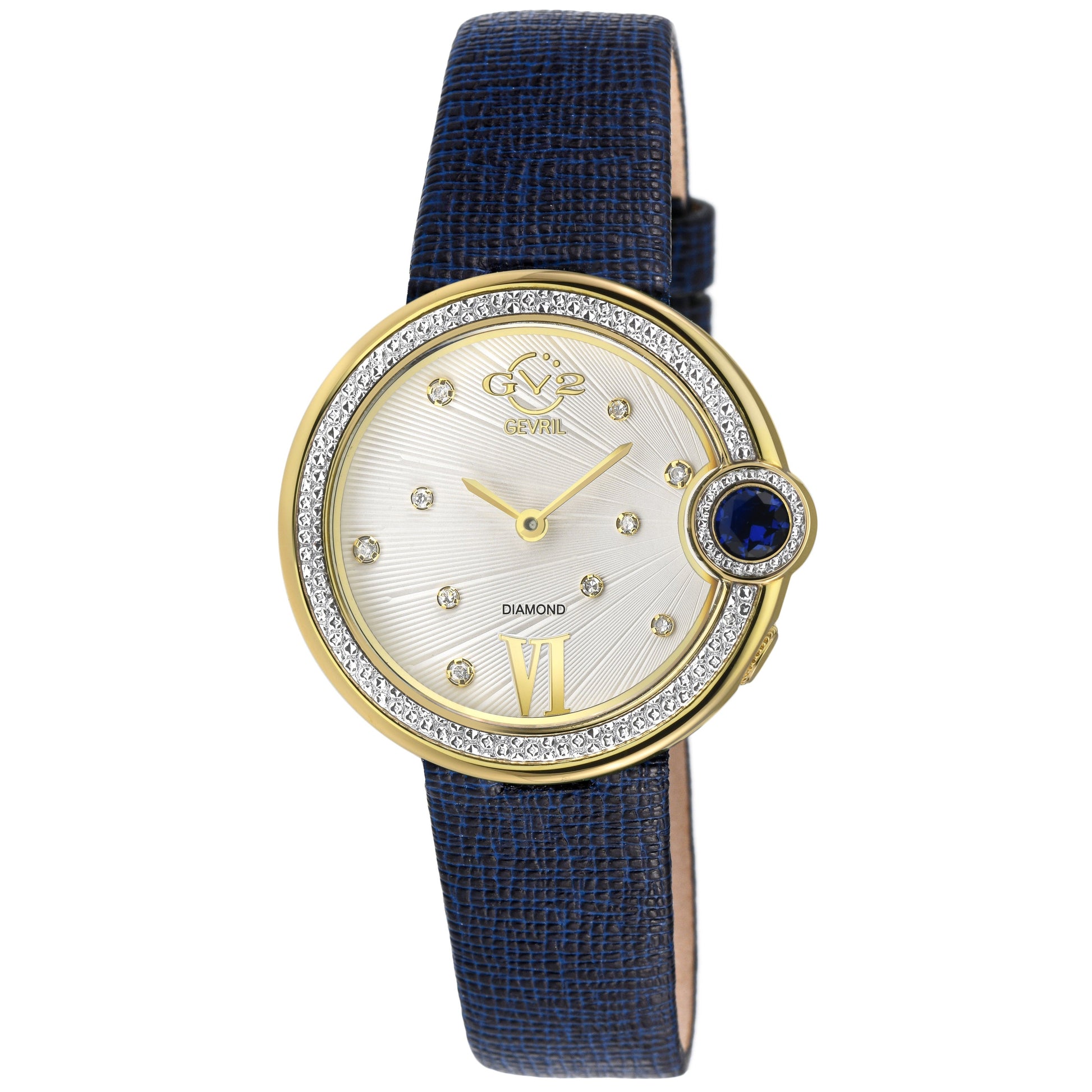 Gevril-Luxury-Swiss-Watches-GV2 Perugia Gemstone Diamond Watch-