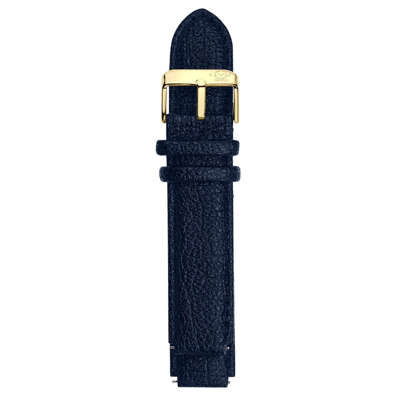 Gevril-Luxury-Swiss-Watches-GV2 Rome 12mm Vegan Leather Strap Stainless steel Buckle-