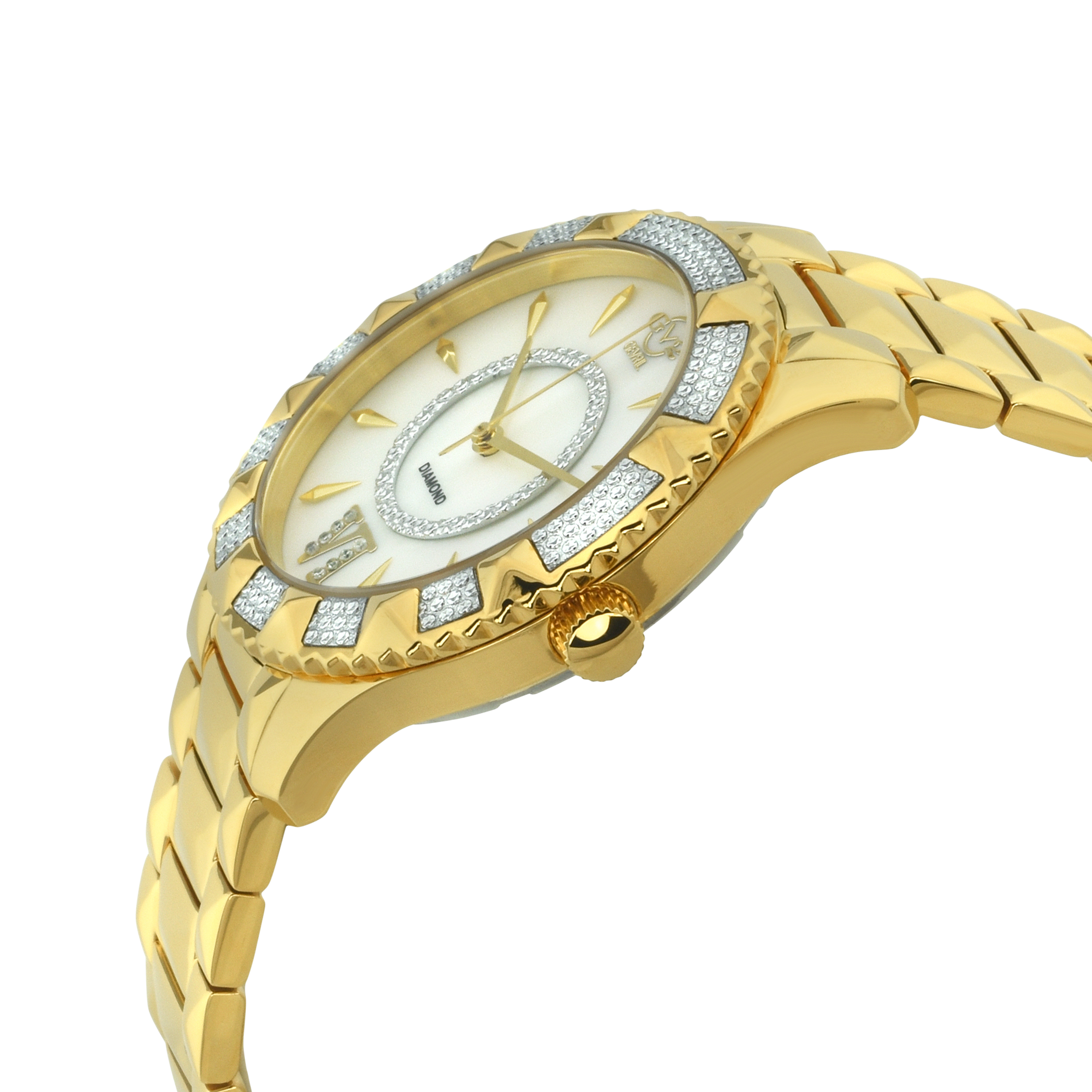 g1540 スワロフスキー エターナル 腕時計 ラインストーン ゴールド Versace Chrono X Men's Gold Tone Watch 44 MM #VE9K00524 | Gage