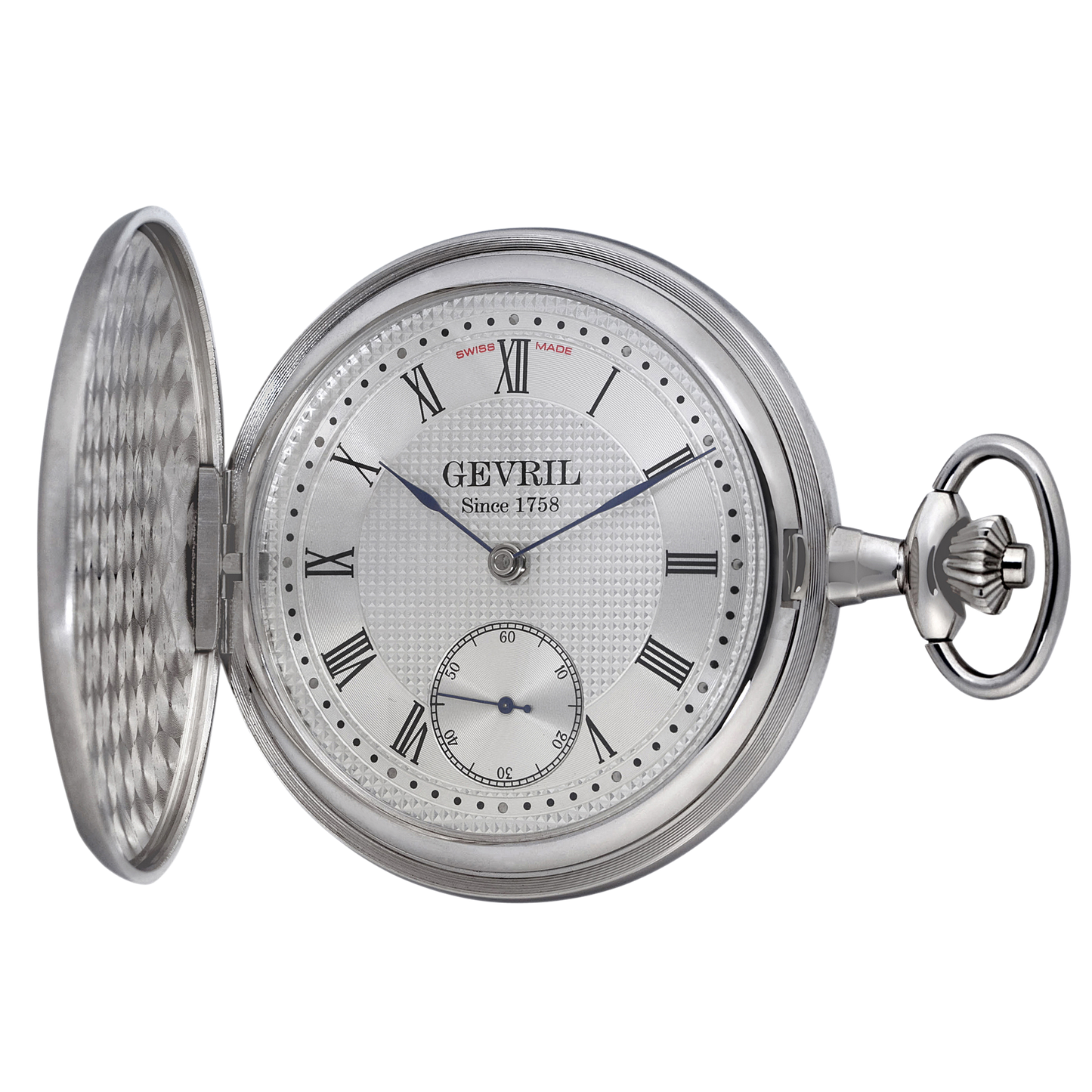 Gevril-Luxury-Swiss-Watches-Gevril "1758 Collection" Mechanical Hand Wind Swiss Pocket Watch-
