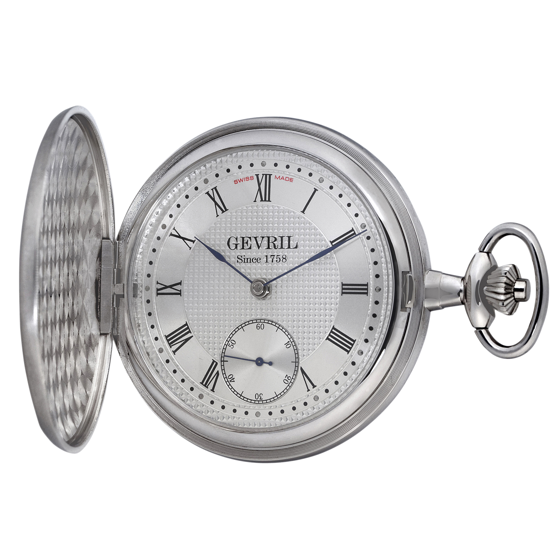 Gevril-Luxury-Swiss-Watches-Gevril "1758 Collection" Mechanical Hand Wind Swiss Pocket Watch-