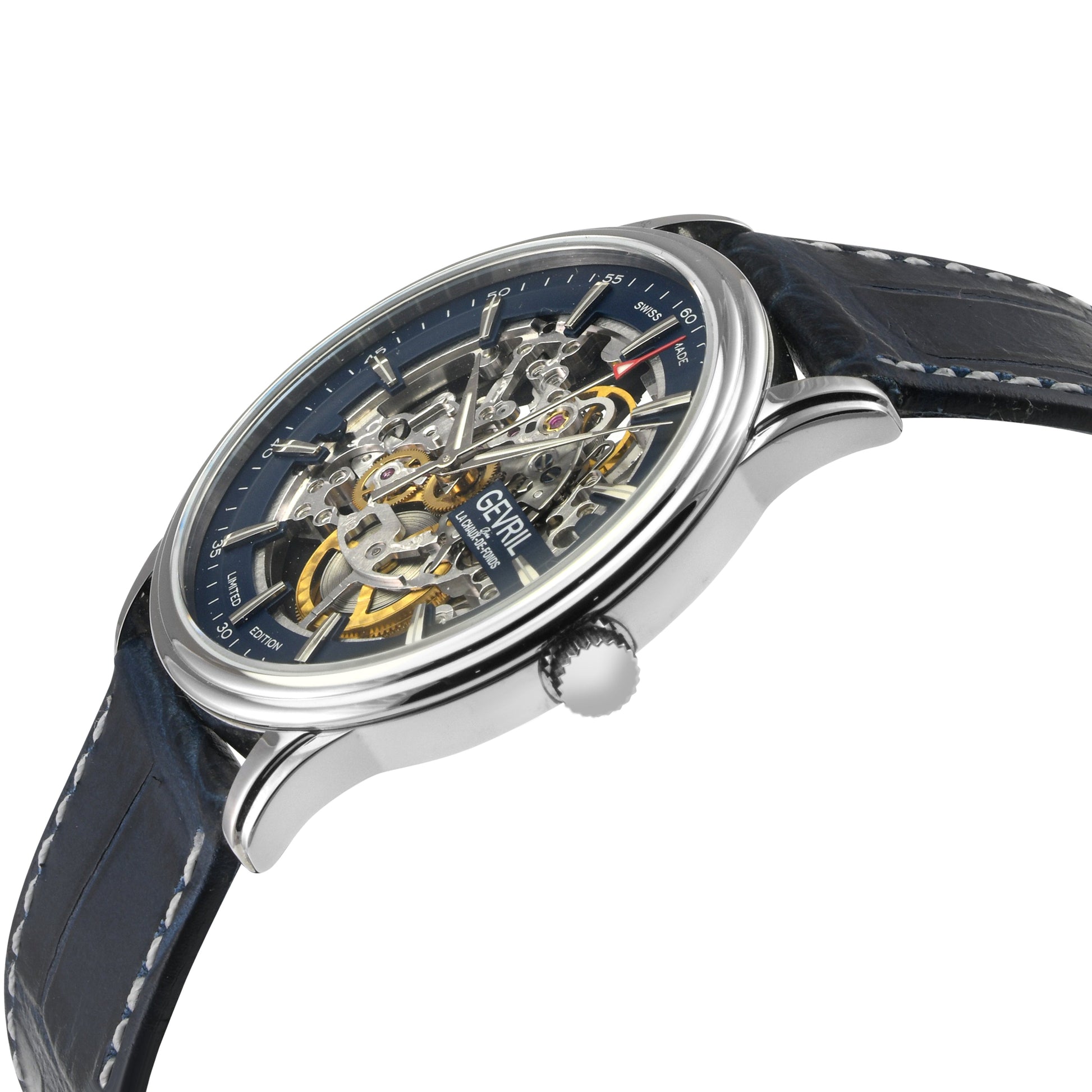 Gevril-Luxury-Swiss-Watches-Gevril Five Points - Skeleton-