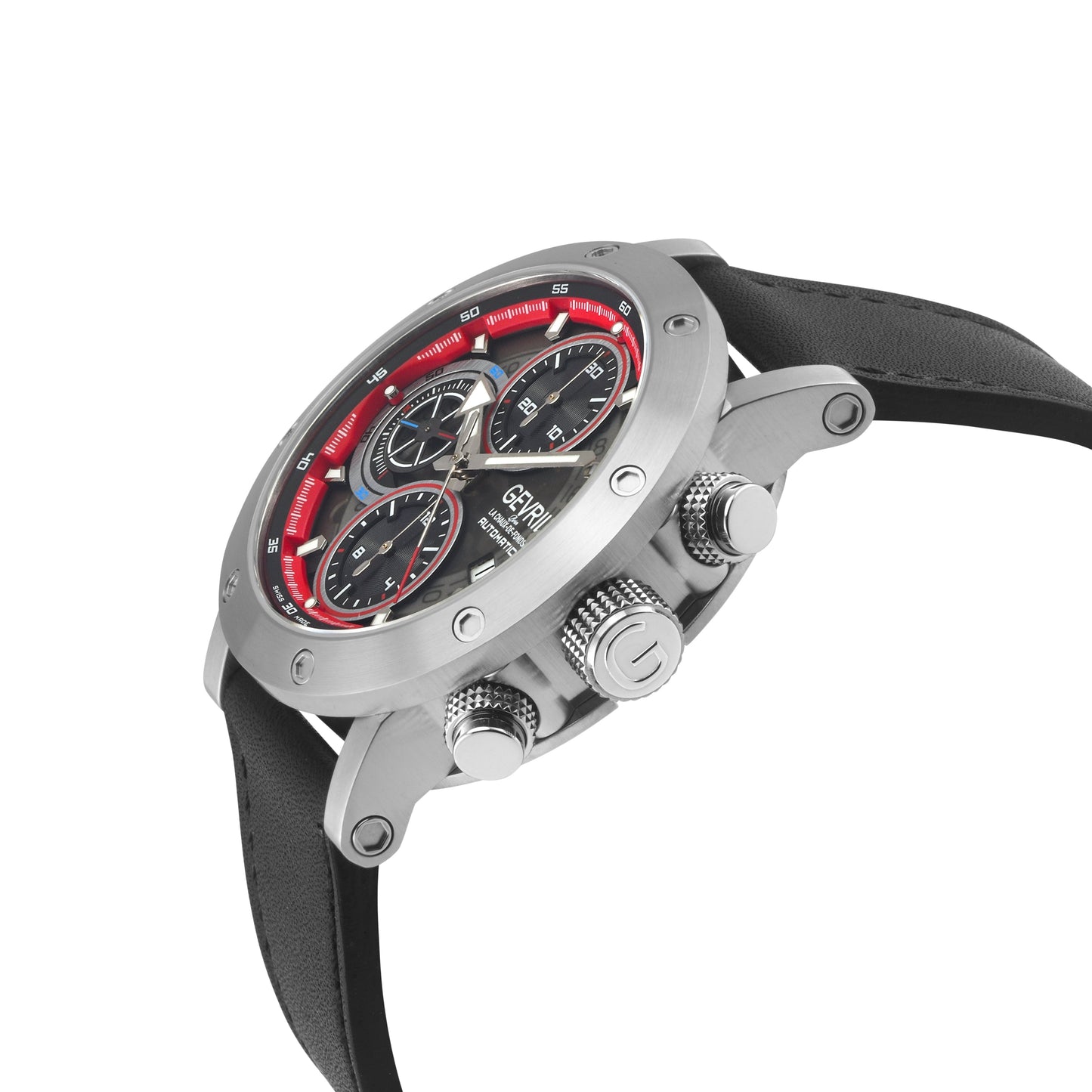 Gevril-Luxury-Swiss-Watches-Gevril Flat Iron - Chronograph-
