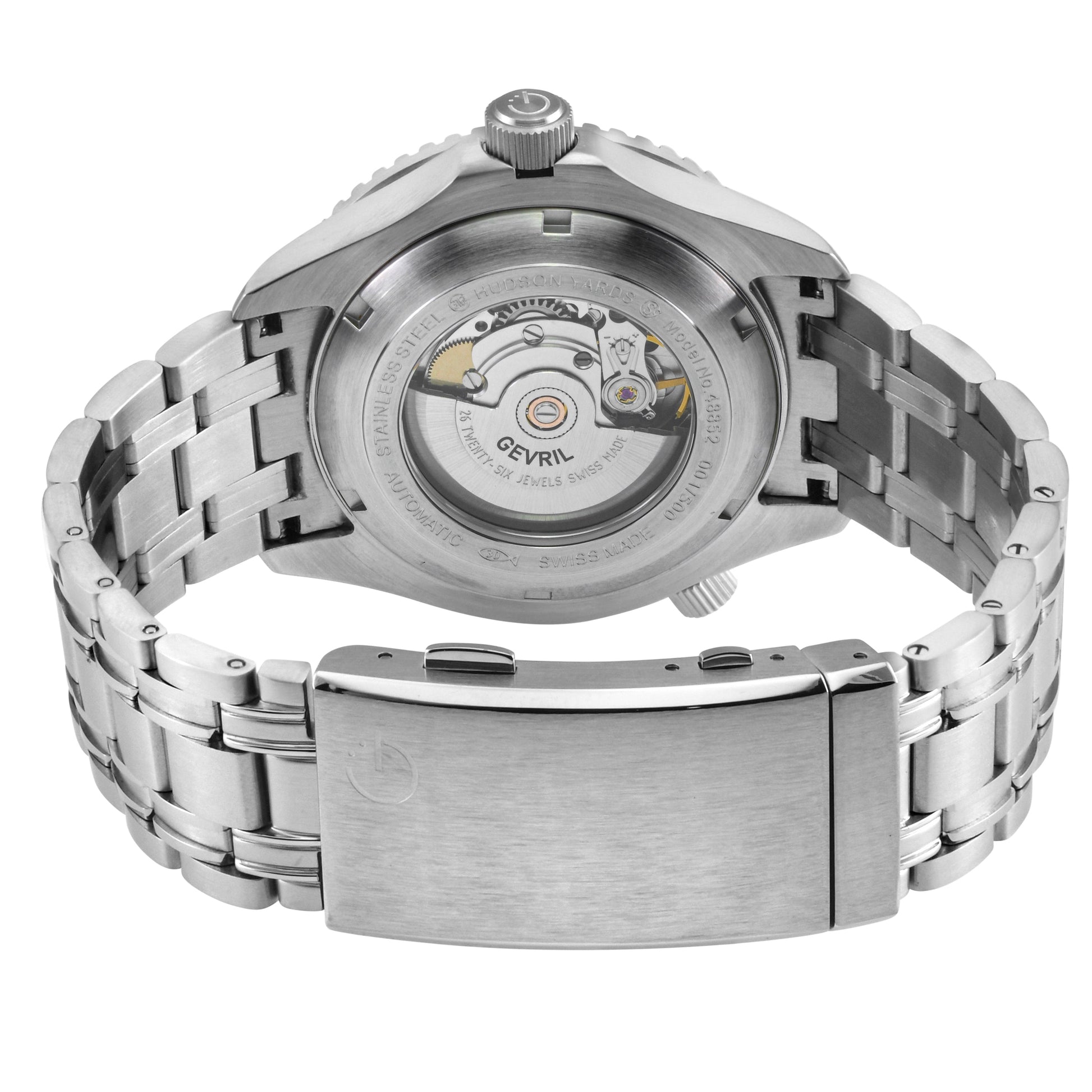 Gevril-Luxury-Swiss-Watches-Gevril Hudson Yards - Diver - Damascus Dial-