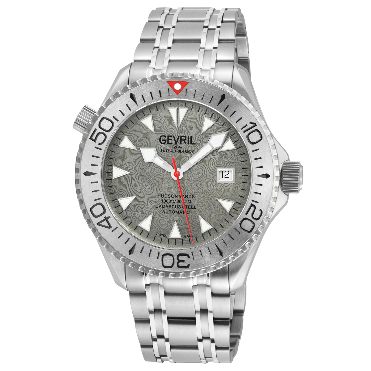Gevril Hudson Yards - Diver - Damascus Dial