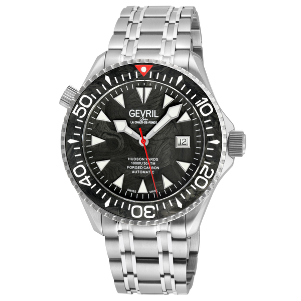 Gevril Hudson Yards - Diver - Forged Carbon Fiber Dial