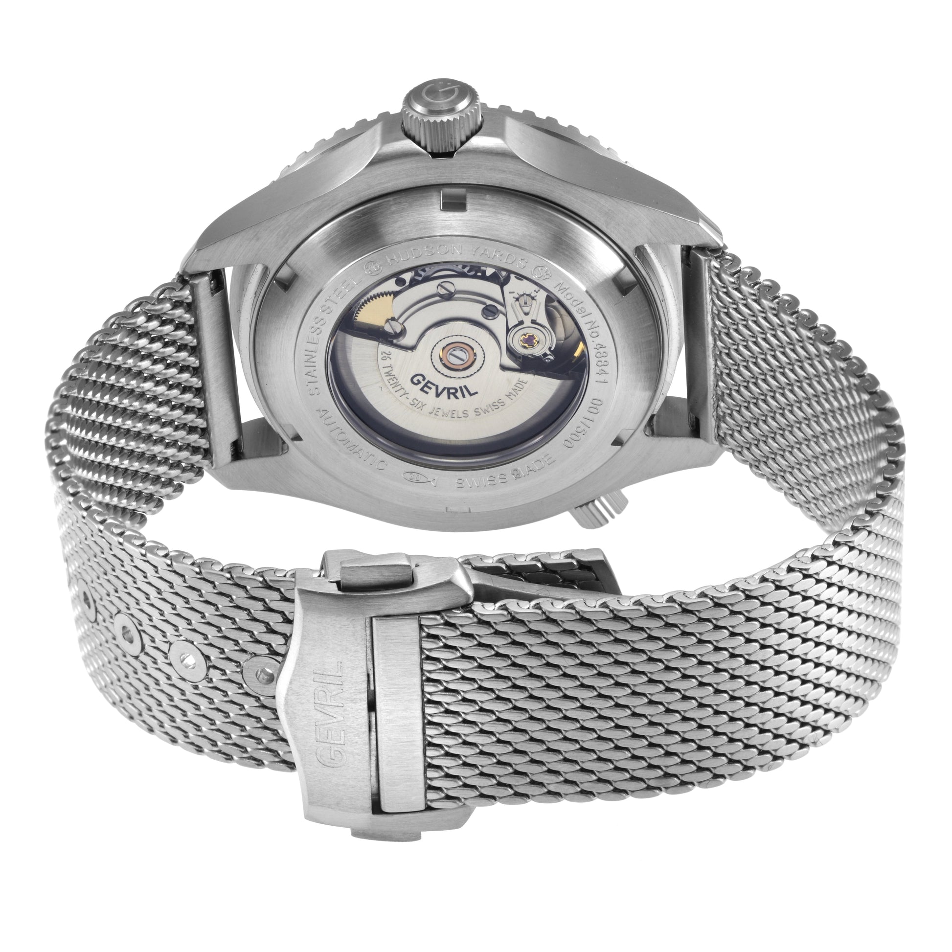 Gevril-Luxury-Swiss-Watches-Gevril Hudson Yards Old Radium Dial - Diver-48840B