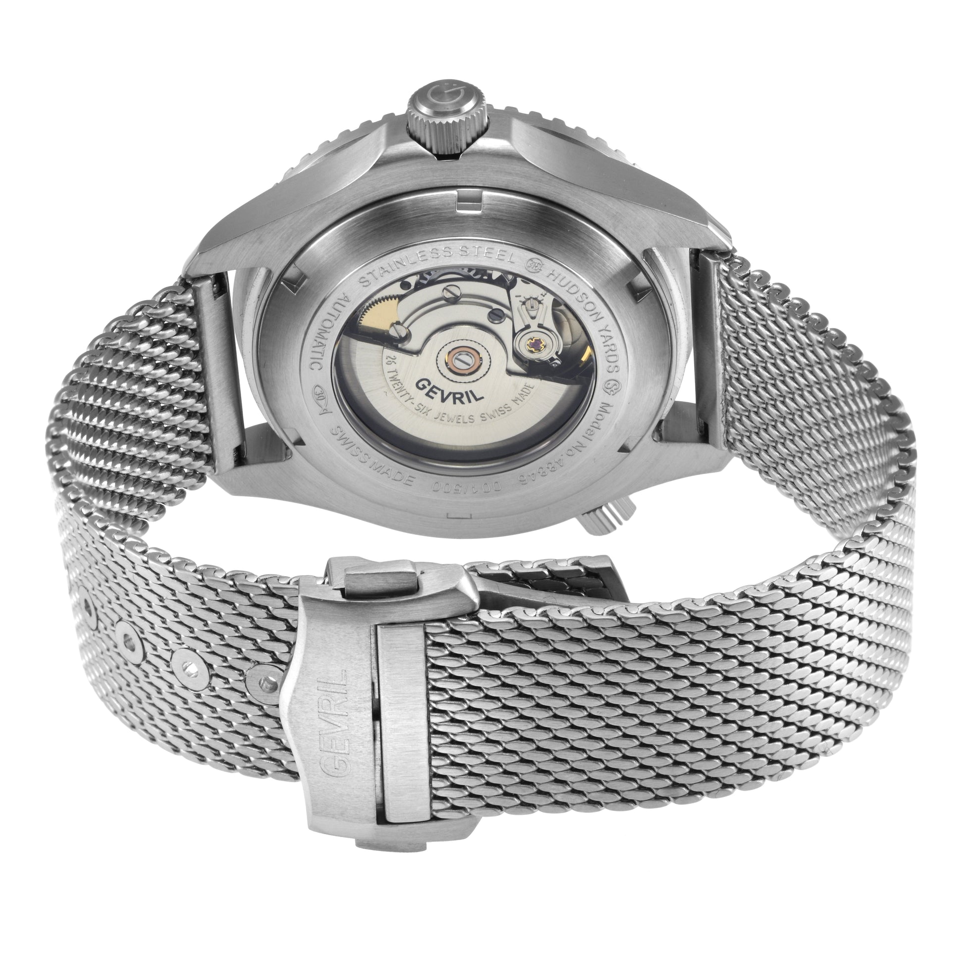 Gevril-Luxury-Swiss-Watches-Gevril Hudson Yards Old Radium Dial - Diver-48846B