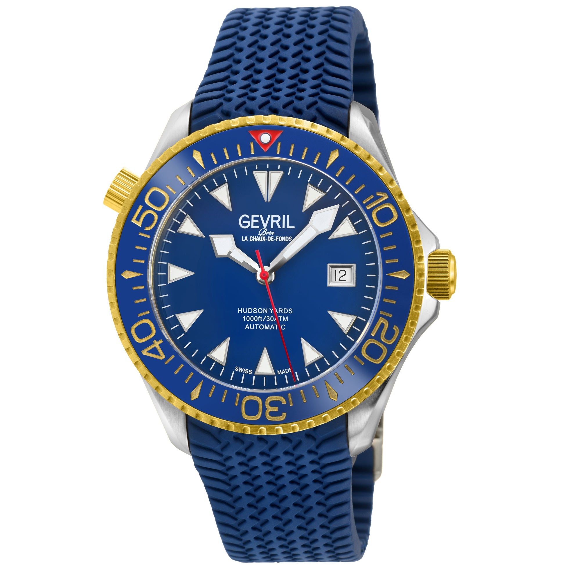 Gevril-Luxury-Swiss-Watches-Gevril Hudson Yards - Rubber-