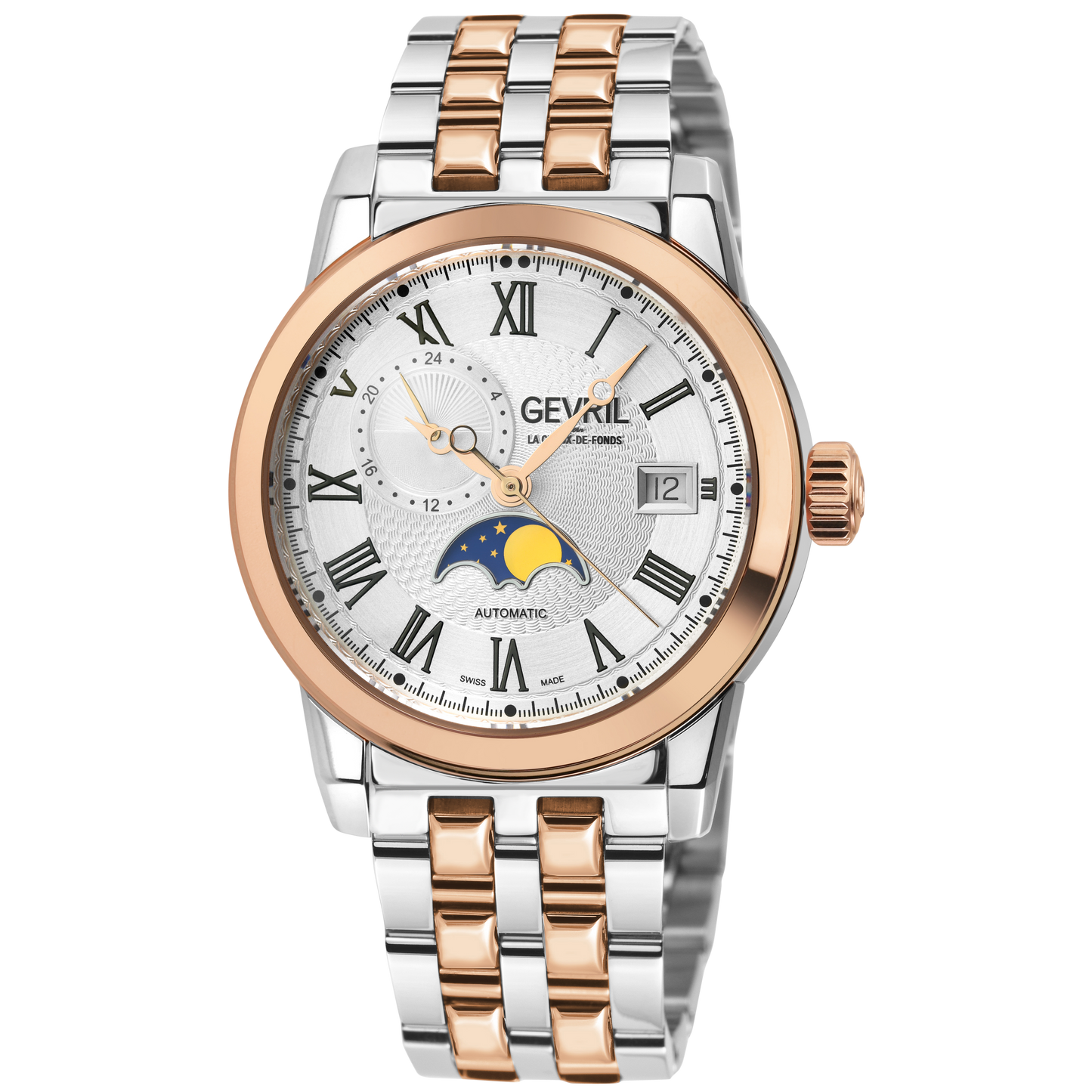 Gevril Madison Swiss Automatic - Moon Phase