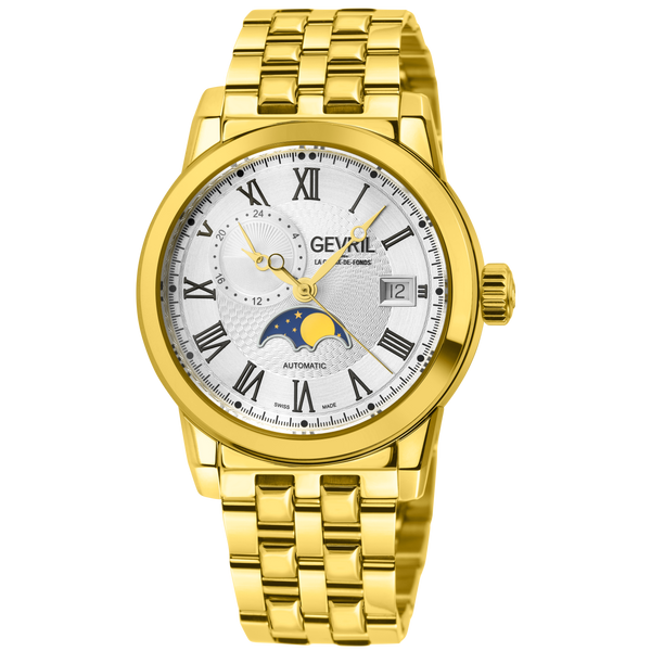 Gevril Madison Swiss Automatic - Moon Phase