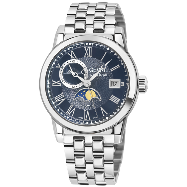 Gevril Madison Swiss Automatic - Moon Phase