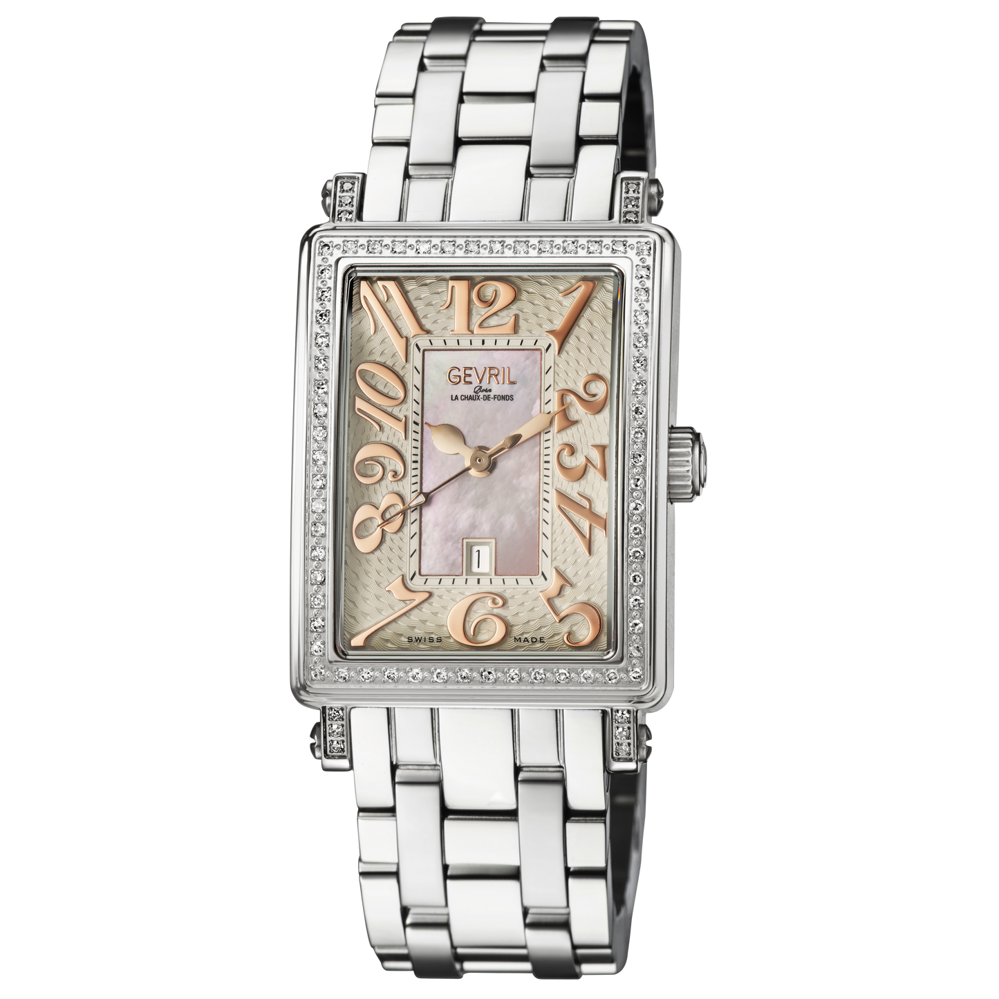 Gevril Mezzo Pink MOP Dial