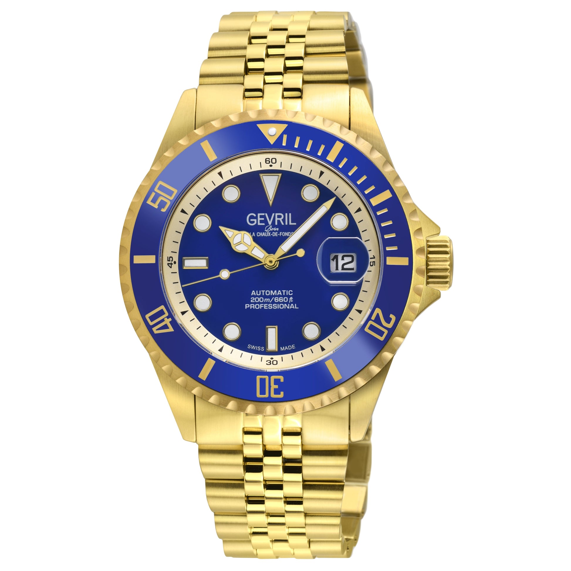 Gevril-Luxury-Swiss-Watches-Gevril Wall Street - Automatic-