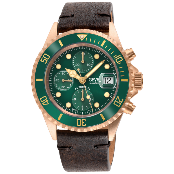 Gevril Wall Street Bronze - Chronograph
