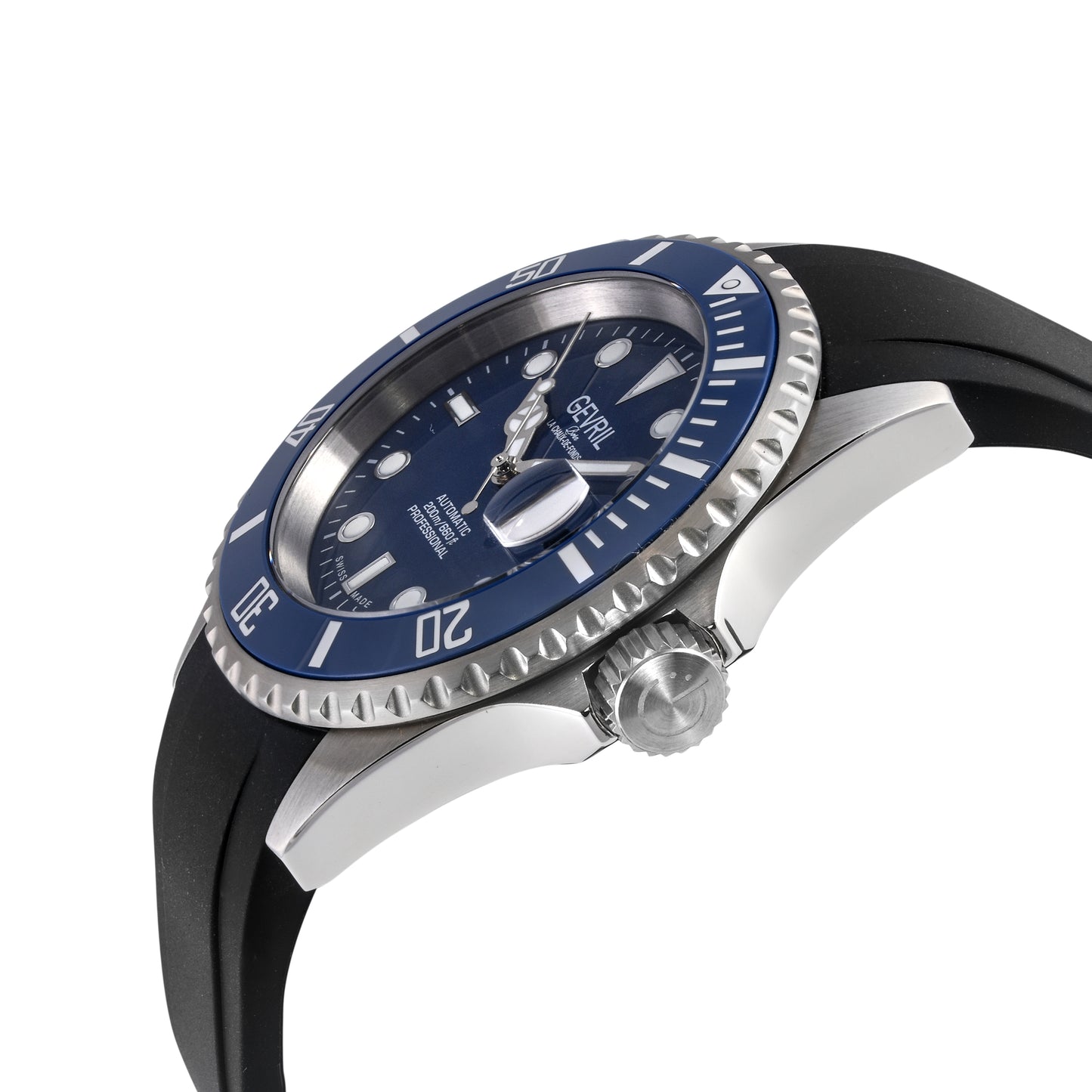 Gevril-Luxury-Swiss-Watches-Gevril Wall Street - Ceramic Bezel-