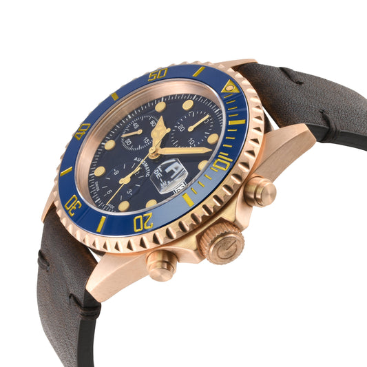 Gevril-Luxury-Swiss-Watches-Gevril Wall Street Chronograph - Bronze-