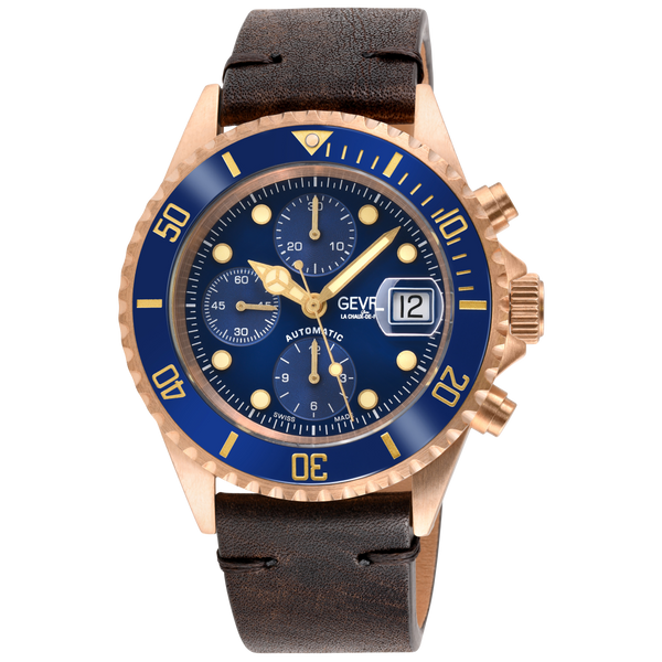 Gevril Wall Street Chronograph - Bronze