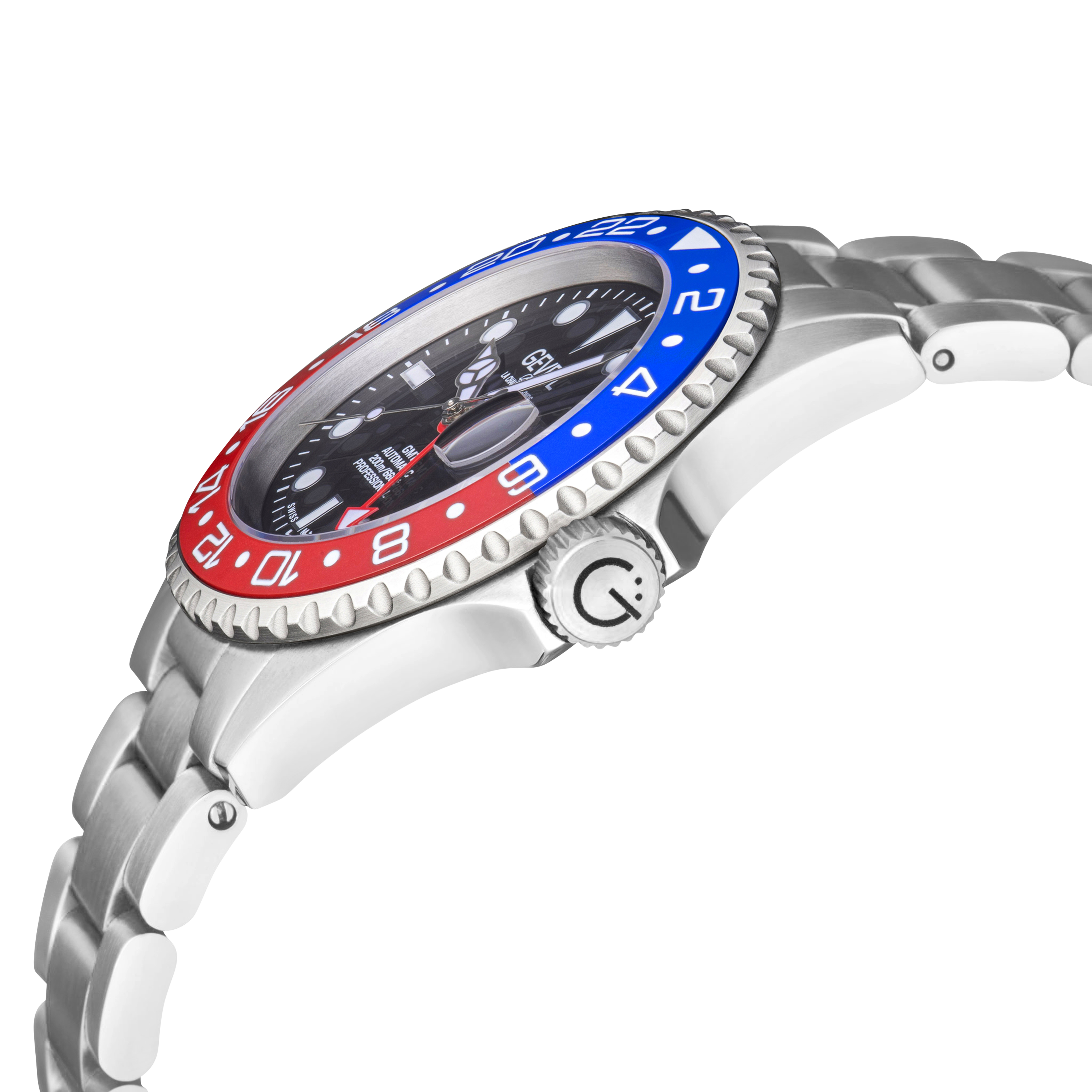 Gevril Wall Street - GMT Ceramic Bezel